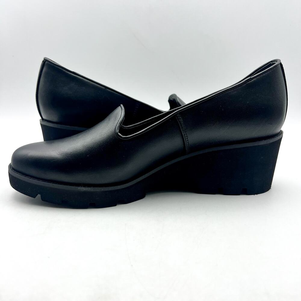 Vionic Women's Willa Wedge Slip on Shoes Size 10M EU 41 Black Leather NIB - Picture 6 of 10